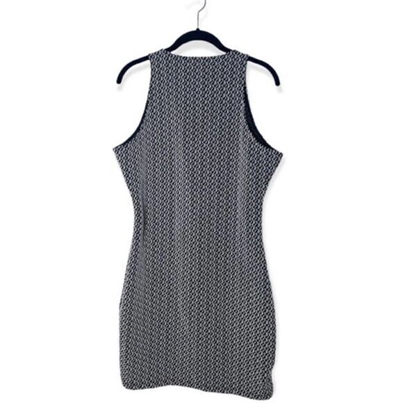 Mango SZ L black and white textured bodycon dress - Picture 4 of 4